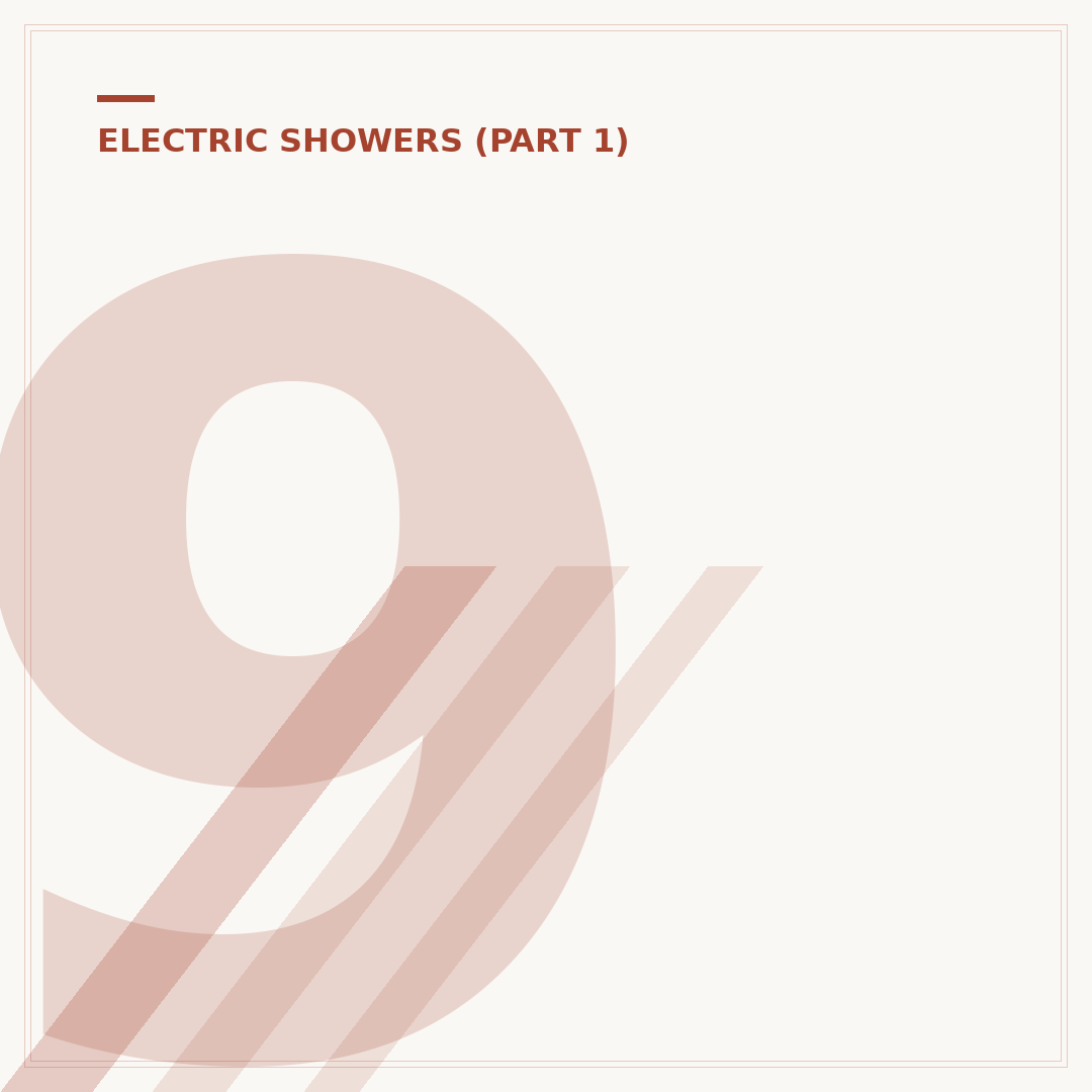 9.5 Electric Shower: Power for Your Daily Wash