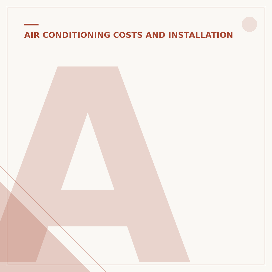 Air Conditioning Installation Guide