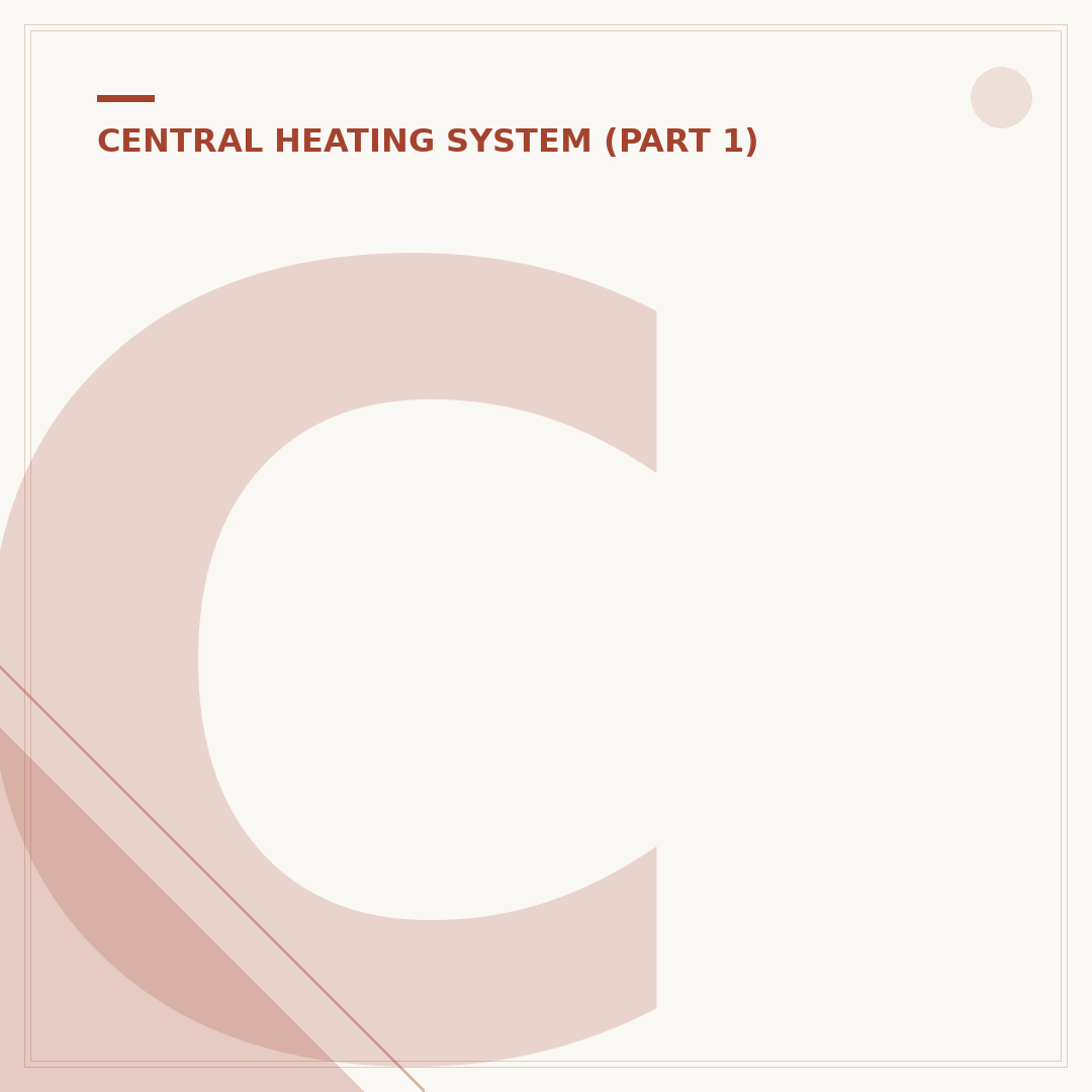 Central Heating & Plumbing: Keeping Your Home Cosy
