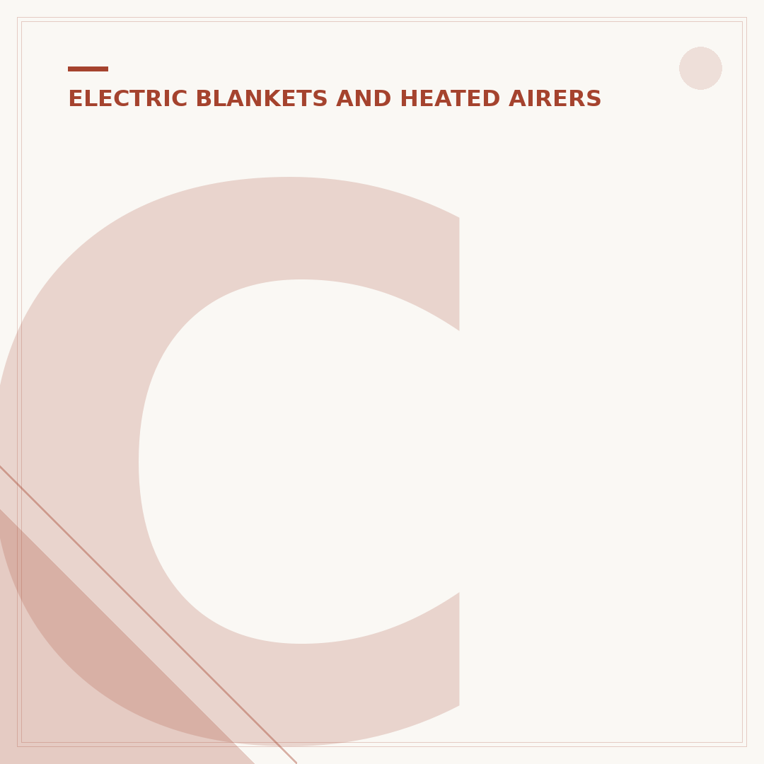 Cleaning an Electric Blanket