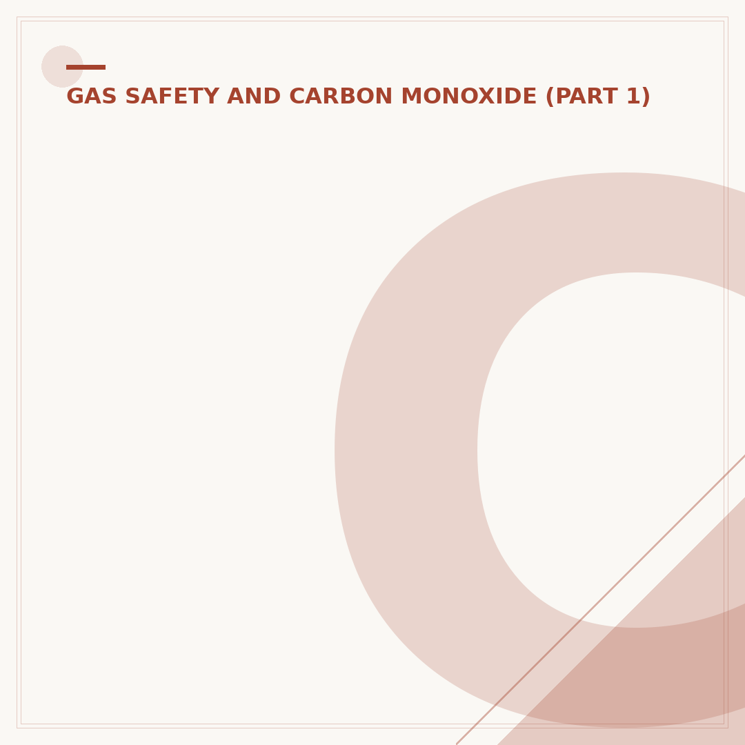 Can a Carbon Monoxide Detector Detect a Gas Leak?
