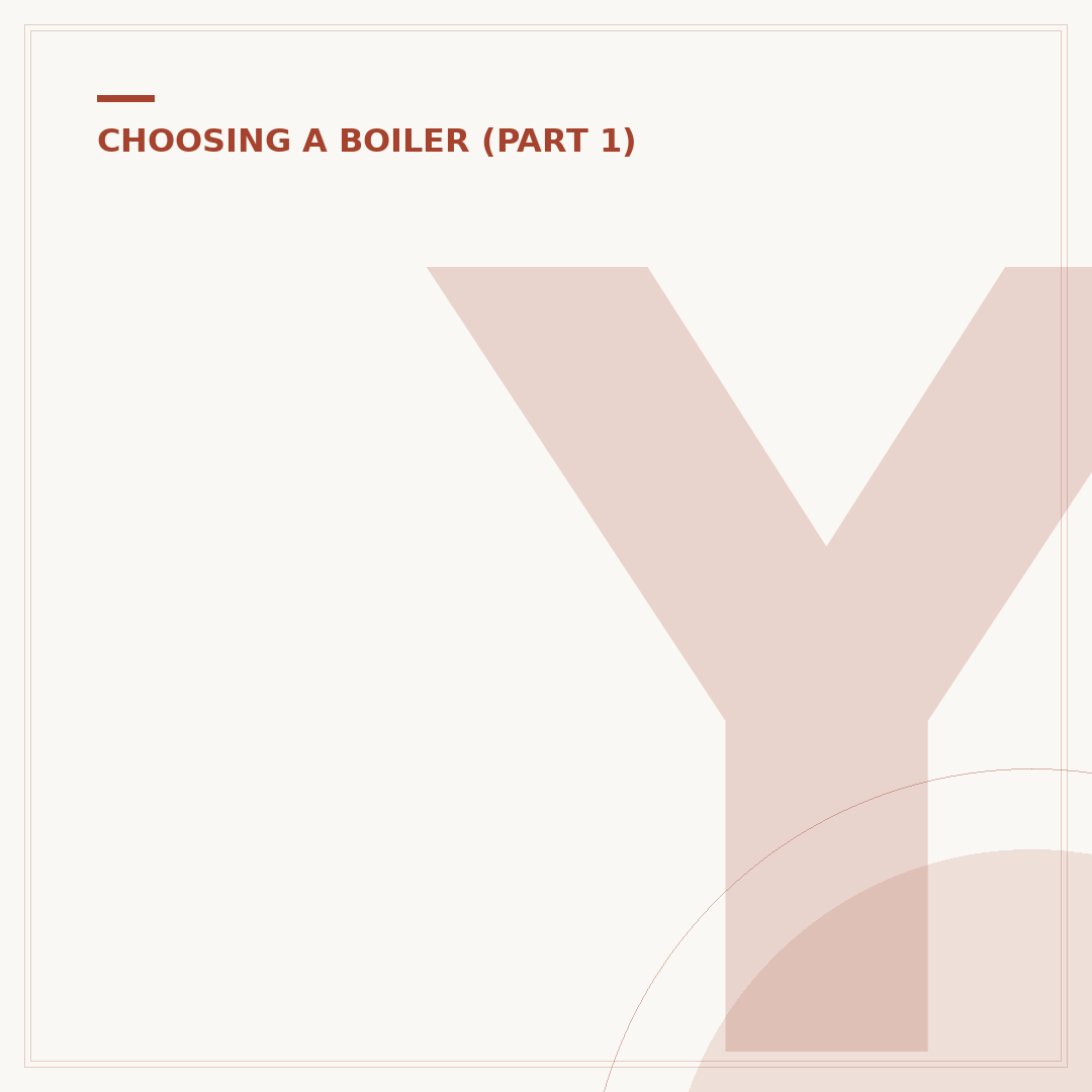 Your Conventional Boiler Explained Affordably