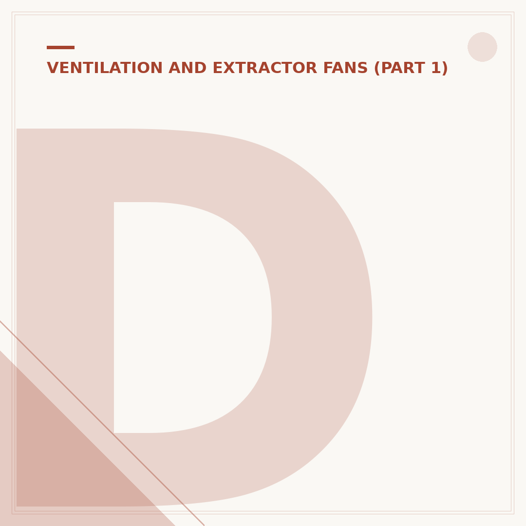 DMEV Extractor Fan