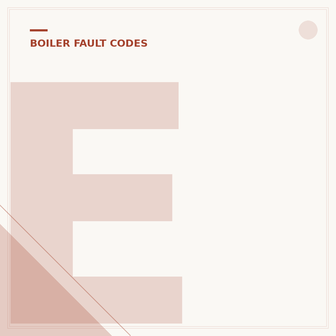 E1 Code on Boiler: What It Means and How to Fix It
