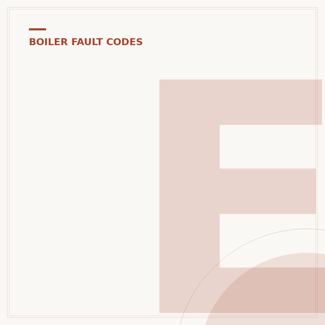 E119 Boiler Fault: What It Means and How to Fix It