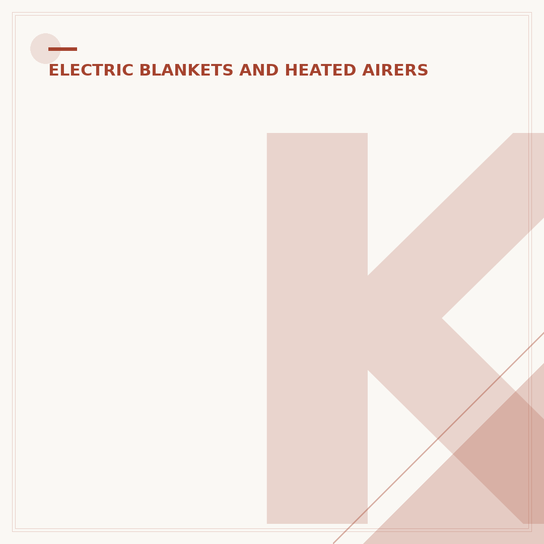 King Size Electric Blanket