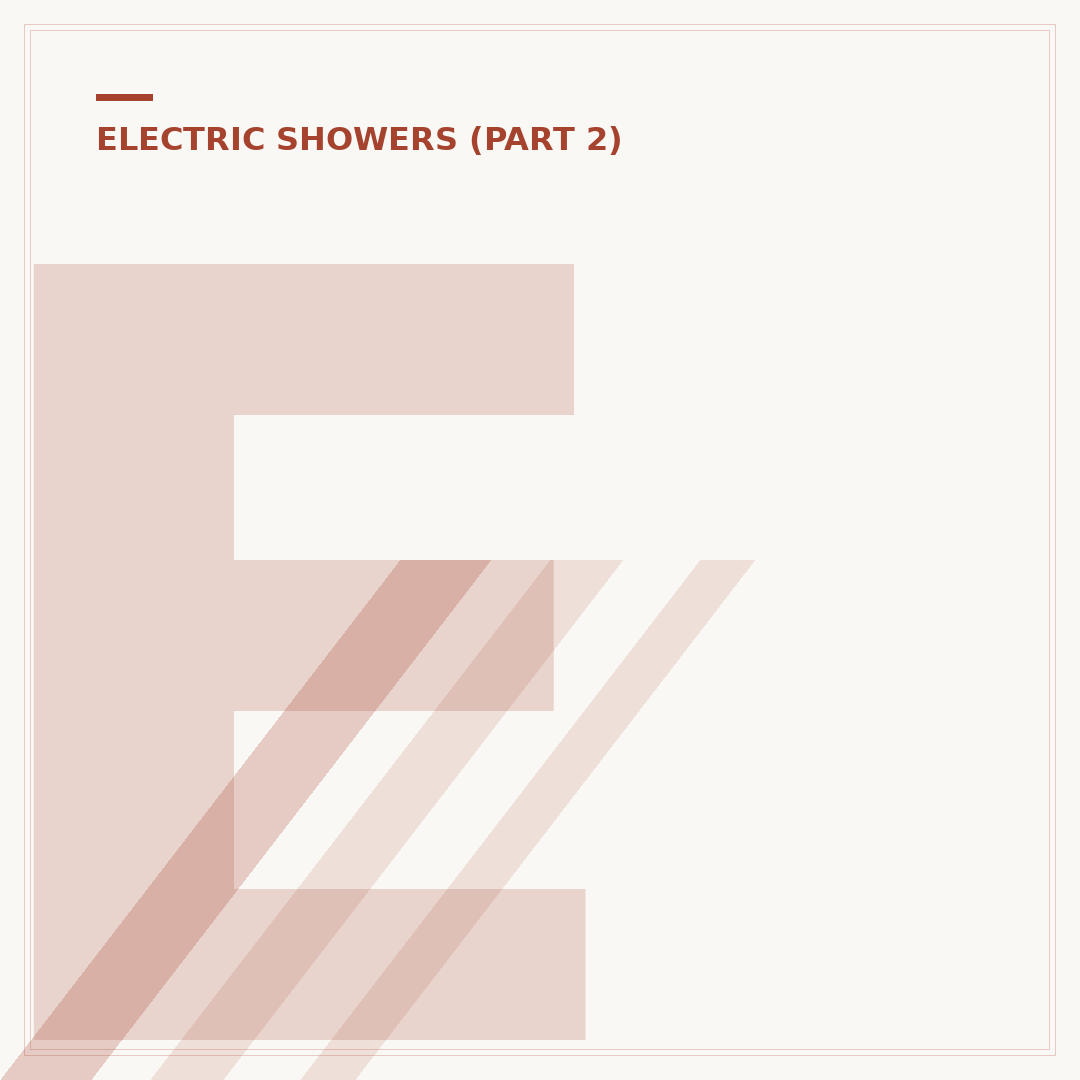 Electric Shower Energy Rating Explained