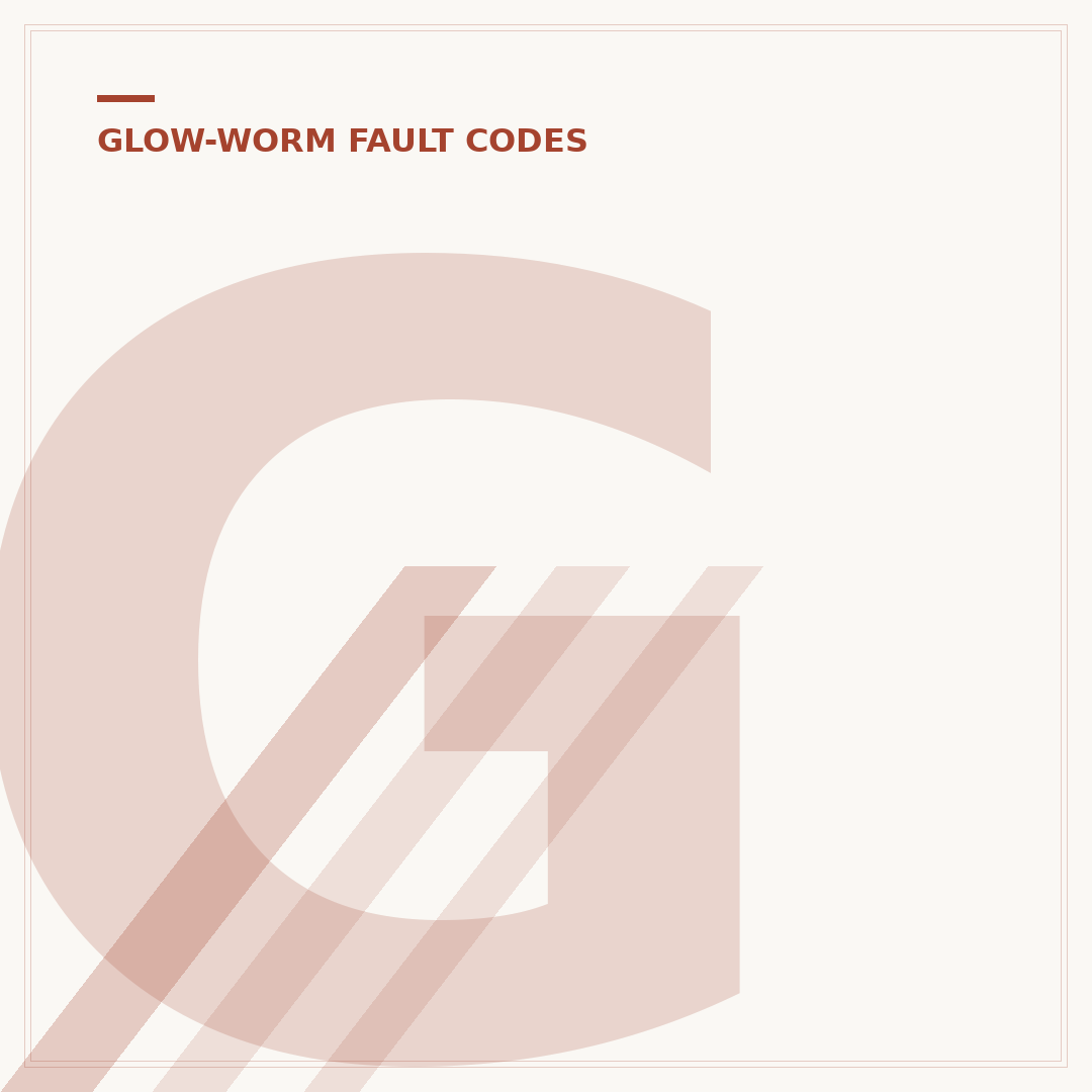 Glow worm boiler F28 fault code explained