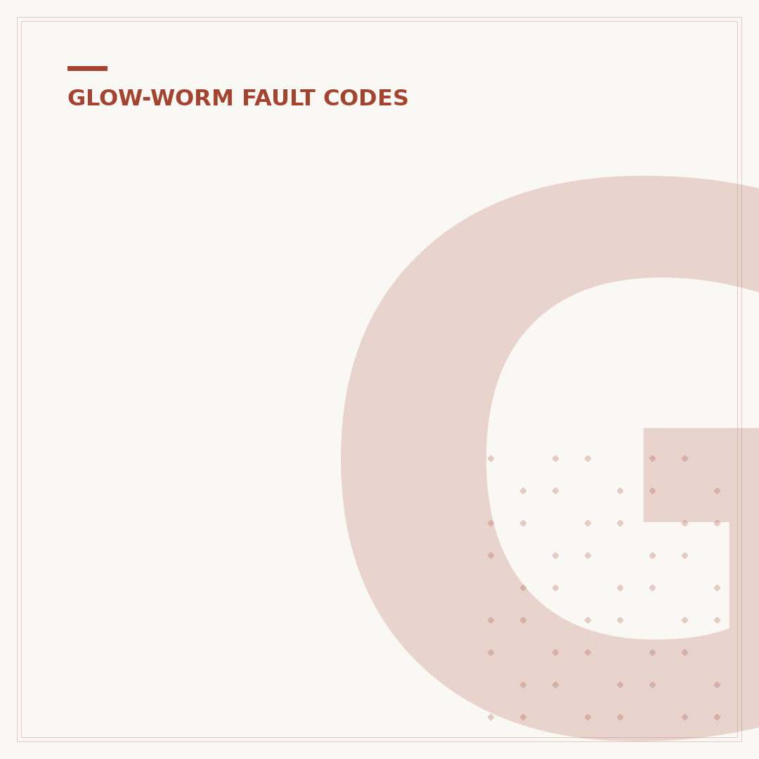 Glow-worm F28 Fault: Understanding and Affordable Fixes