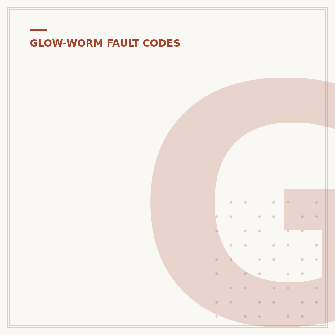 Glowworm F22 Fault Code: What it Means and How to Fix