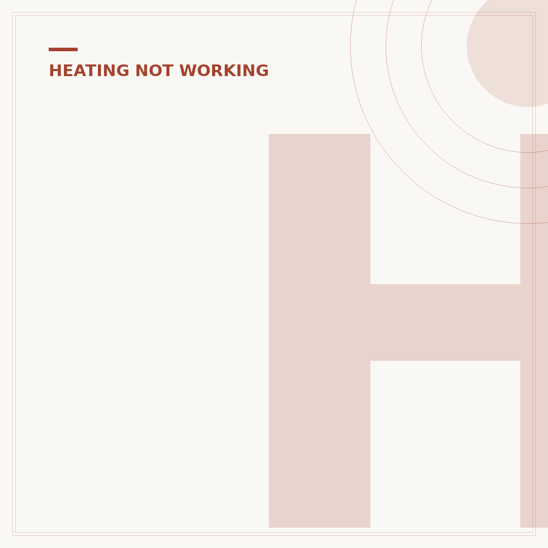 Heating Not Coming On: What to Check Affordably