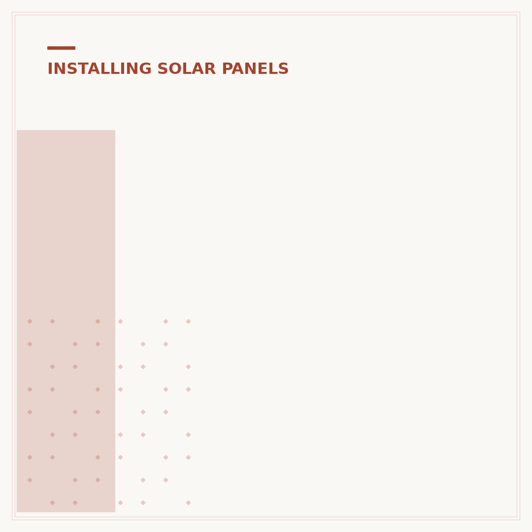 Installing Solar Panels on a Roof