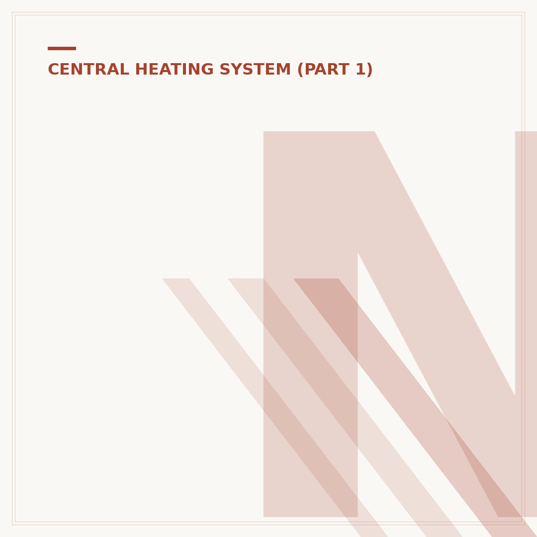 New Central Heating System