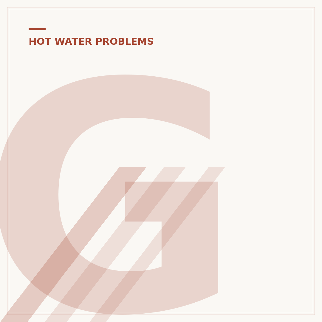 Getting No Hot Water