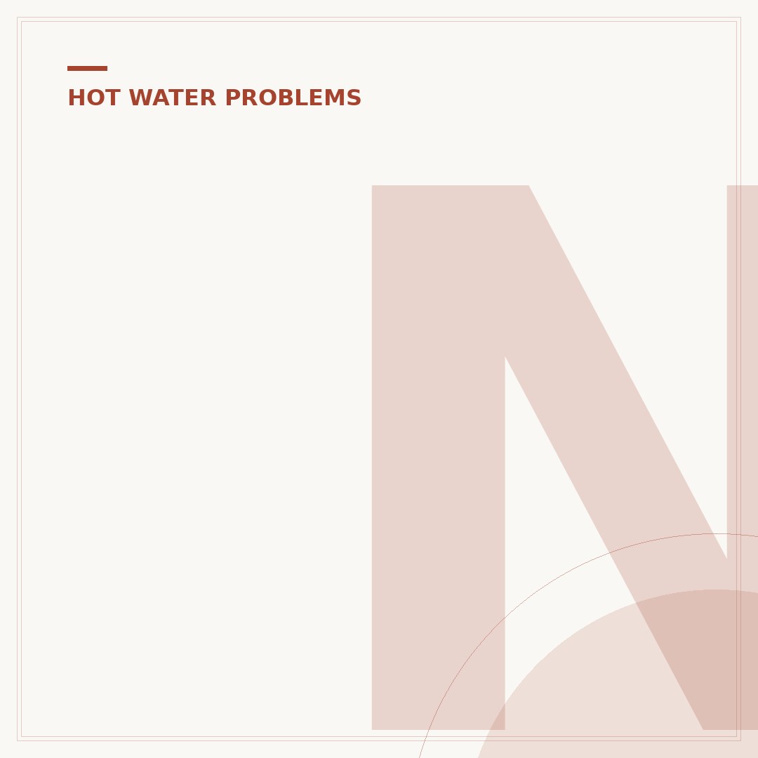 No Hot Water in House: What to Check Affordably