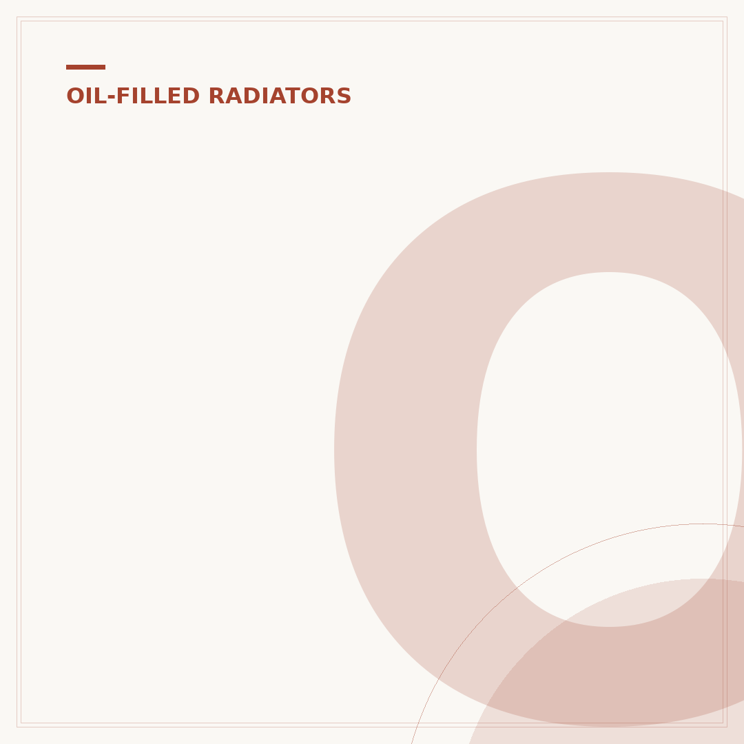 Oil Filled Heat Radiator: Affordable Home Warmth