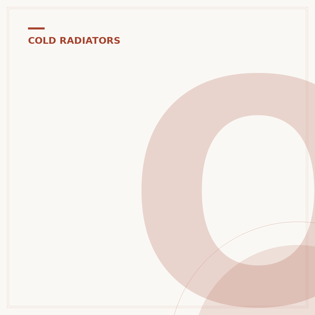 One Radiator Cold When Heating Is On: Causes & Fixes
