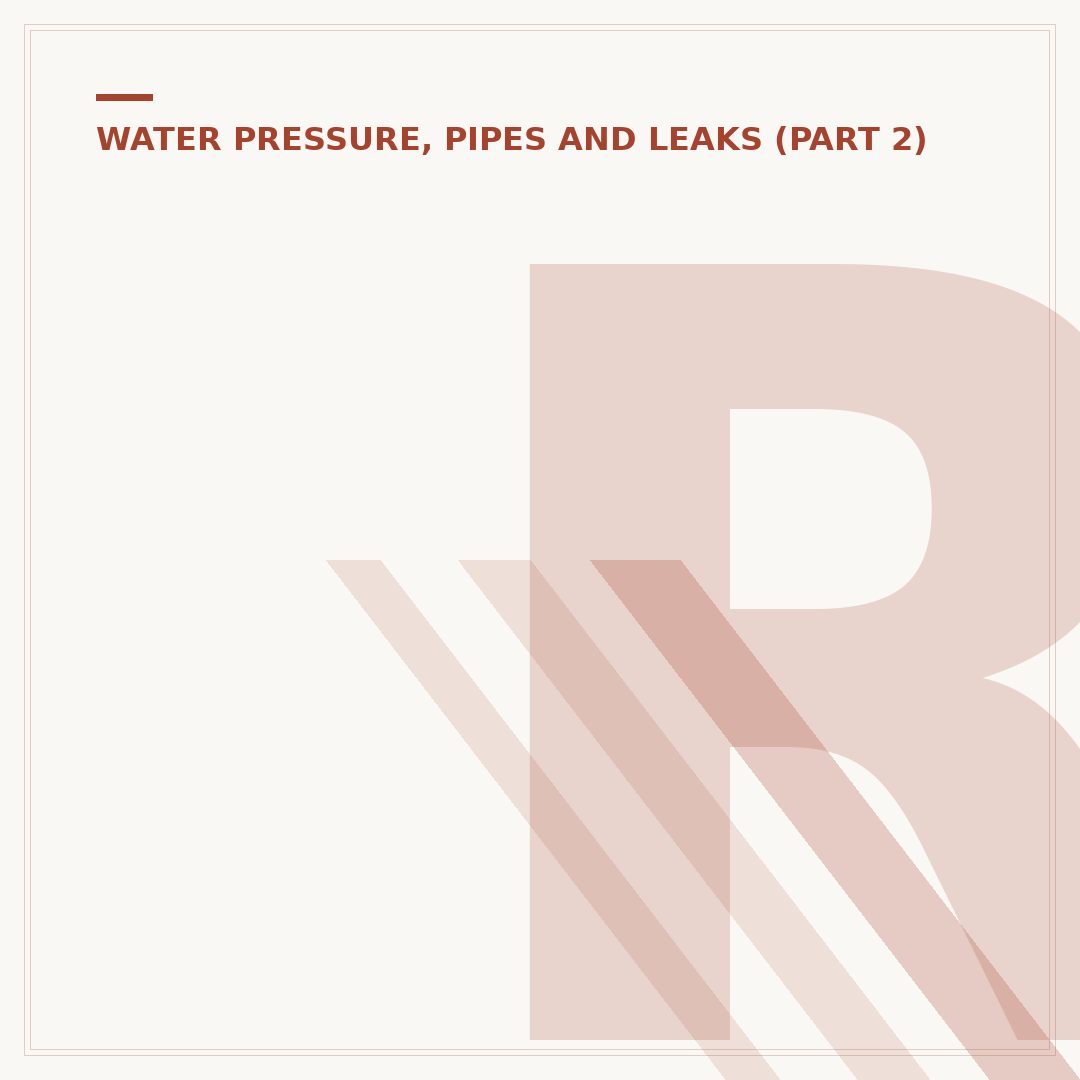 Repair Leaking Water Pipe: What You Need To Know