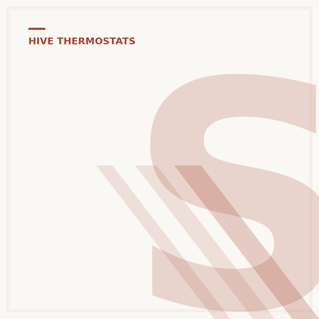 Setting Up a Hive Thermostat