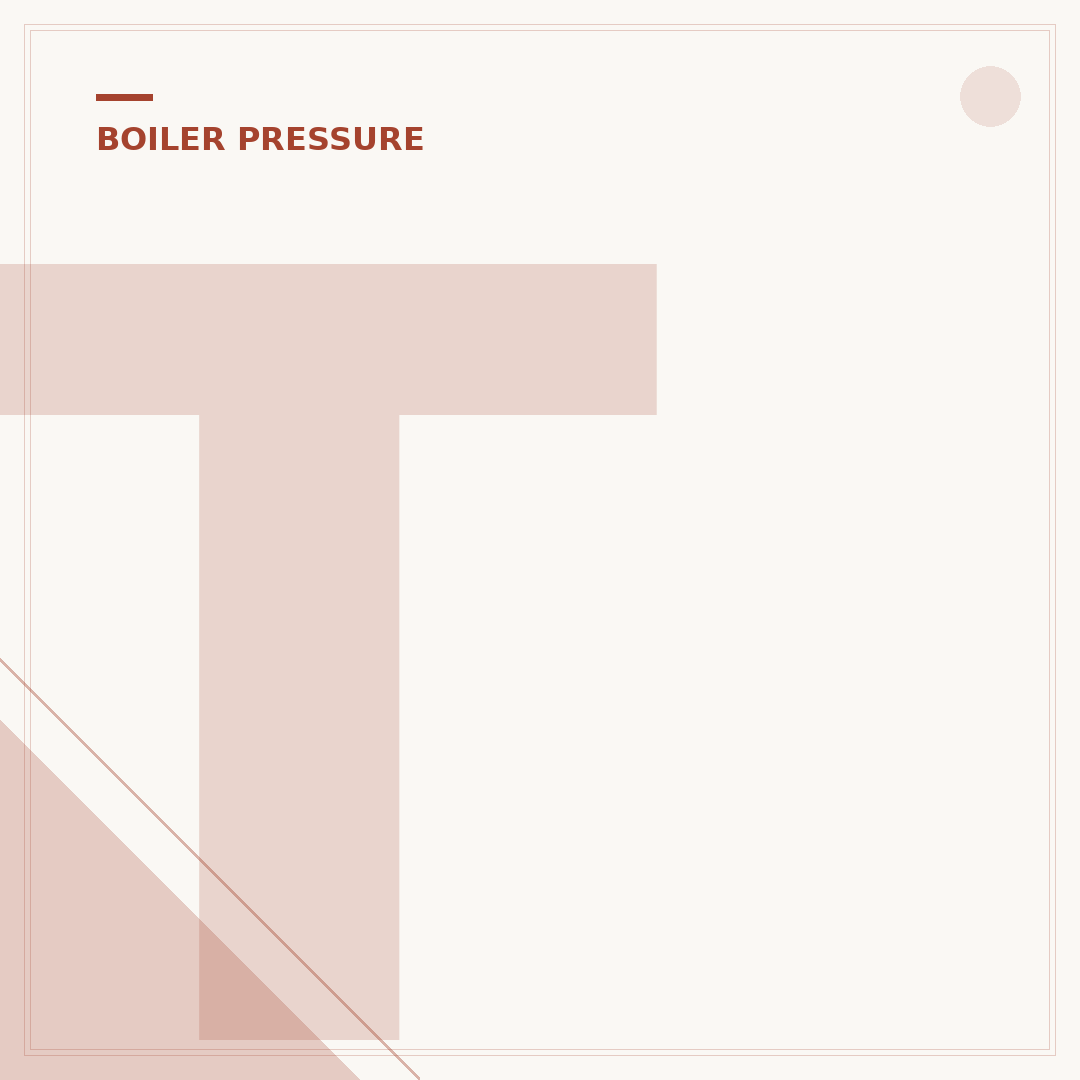 Topping Up the Pressure on a Boiler