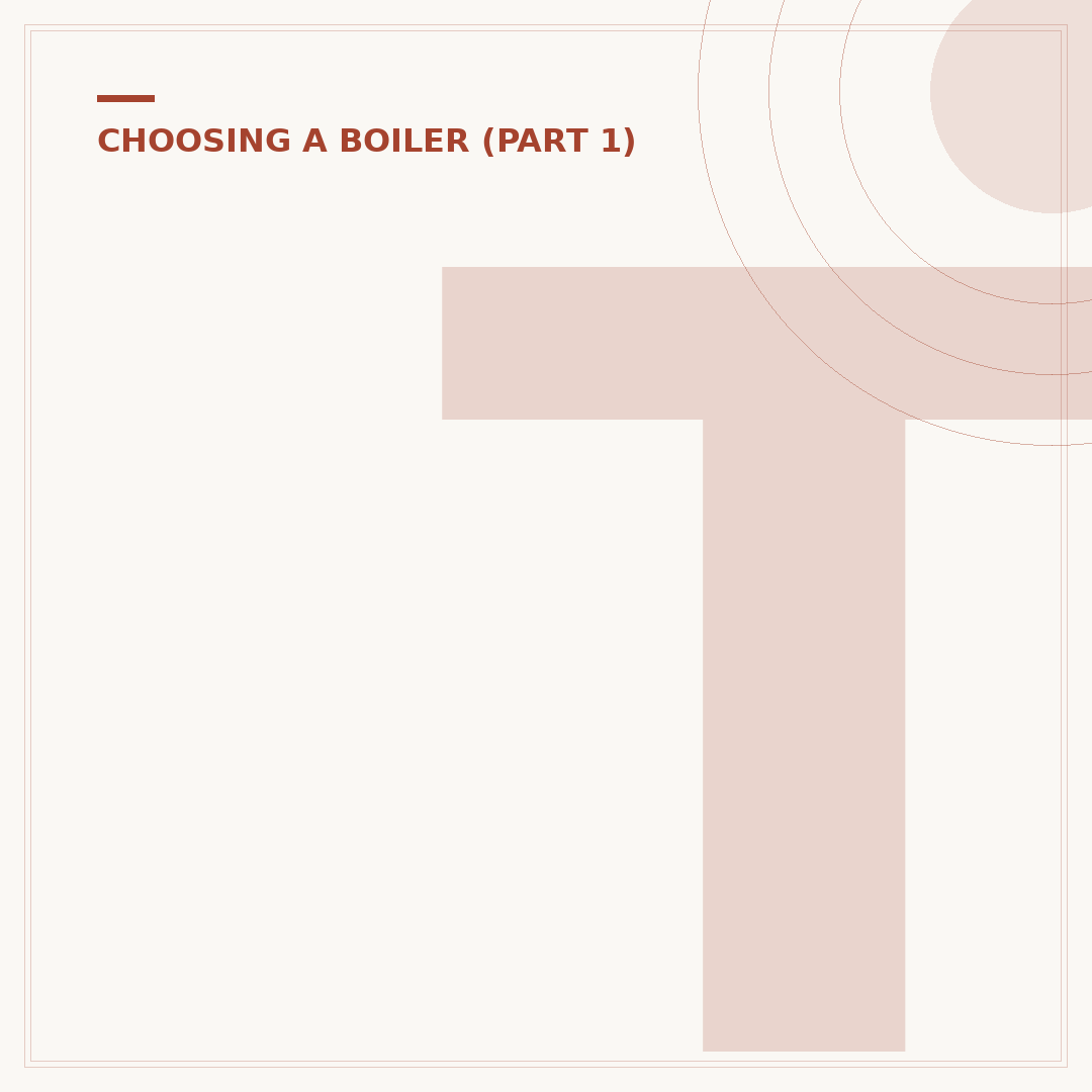 Types of Boilers in the UK