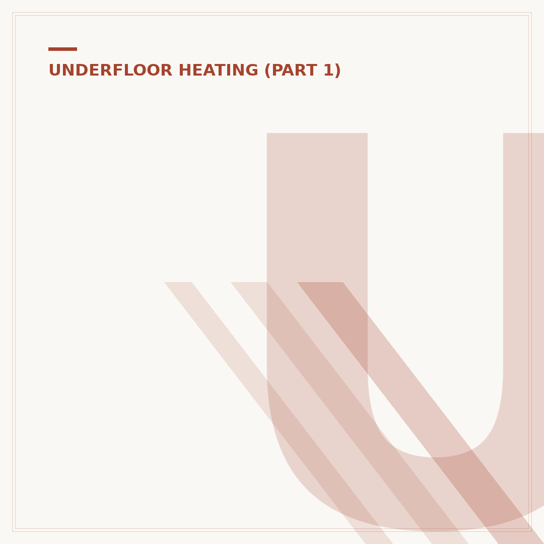 Underfloor Heating Controls Explained Simply
