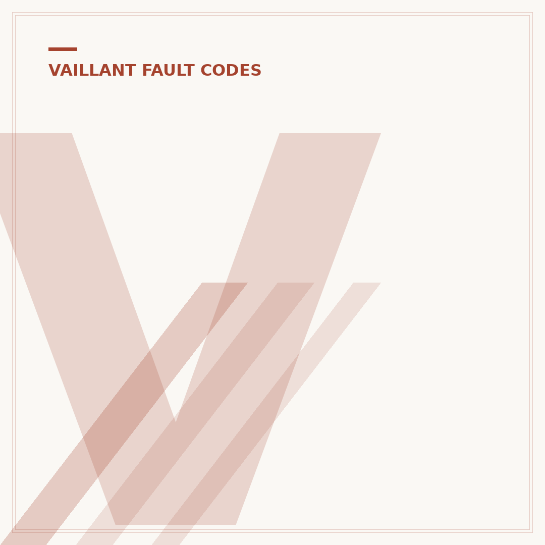Vaillant Boiler Error Codes: What They Mean