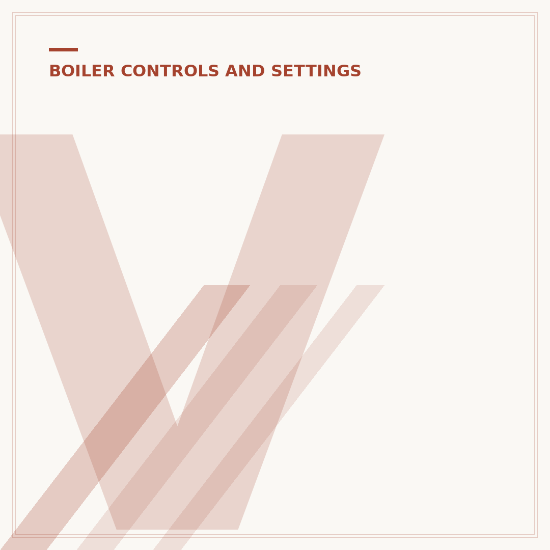 Vaillant Boiler Symbols