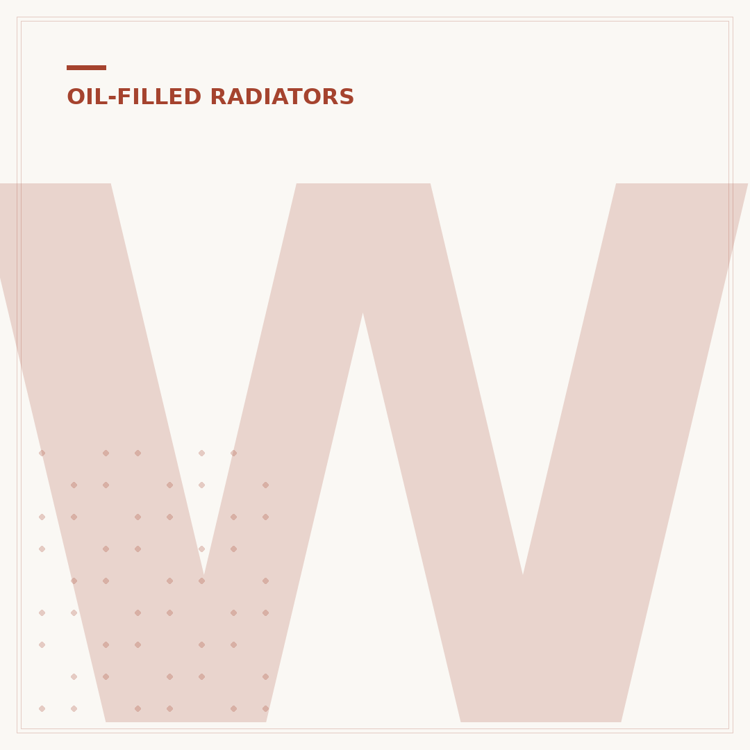Wall Mountable Oil Filled Radiators