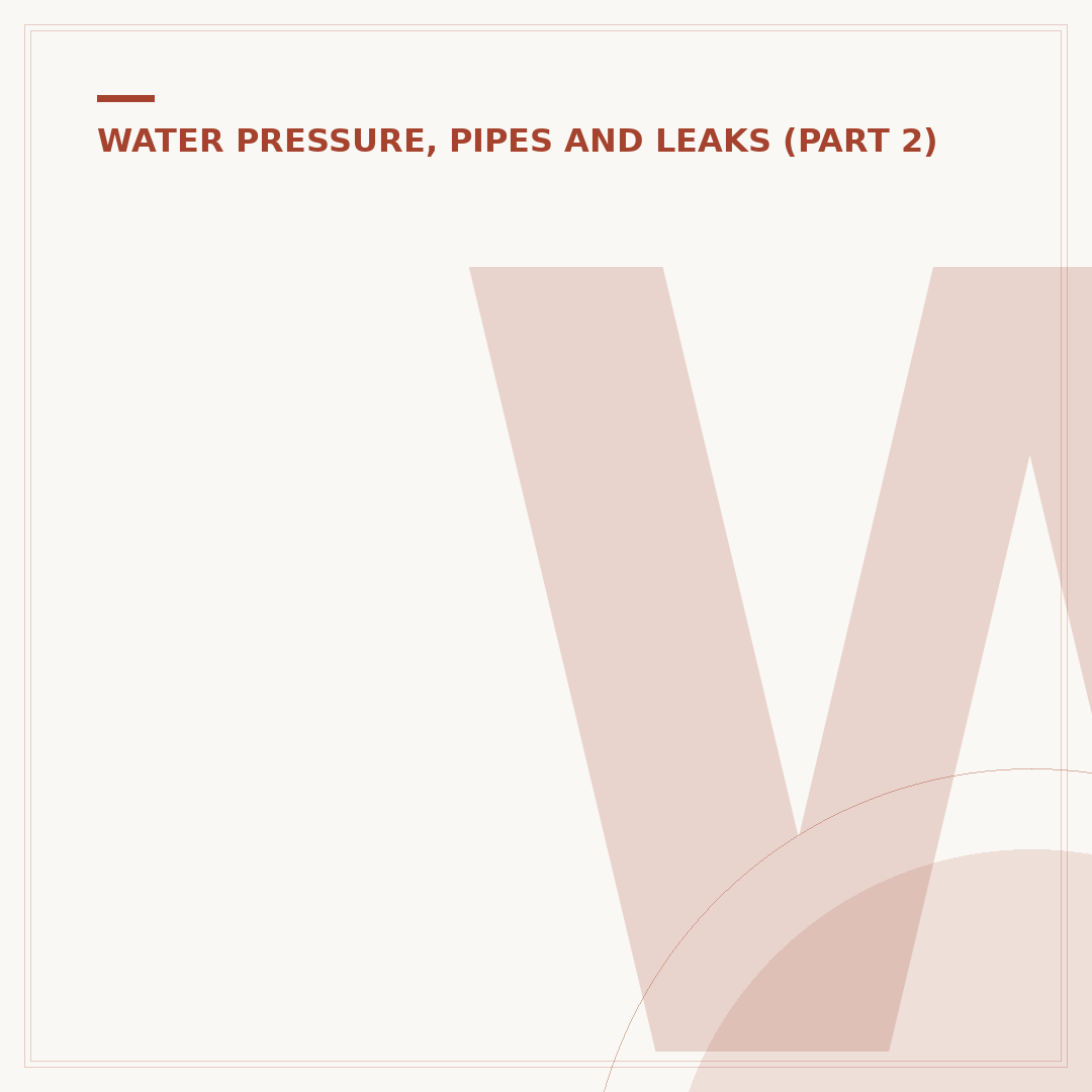 Water Pressure Control Valve: When to Fit One