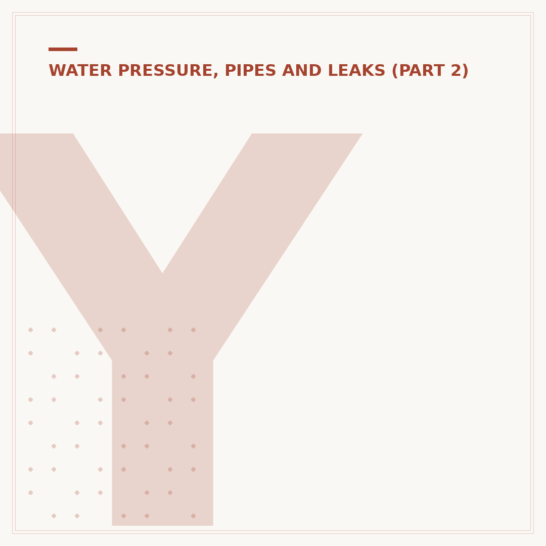 Your Water Pressure Reducer Valve: Explained
