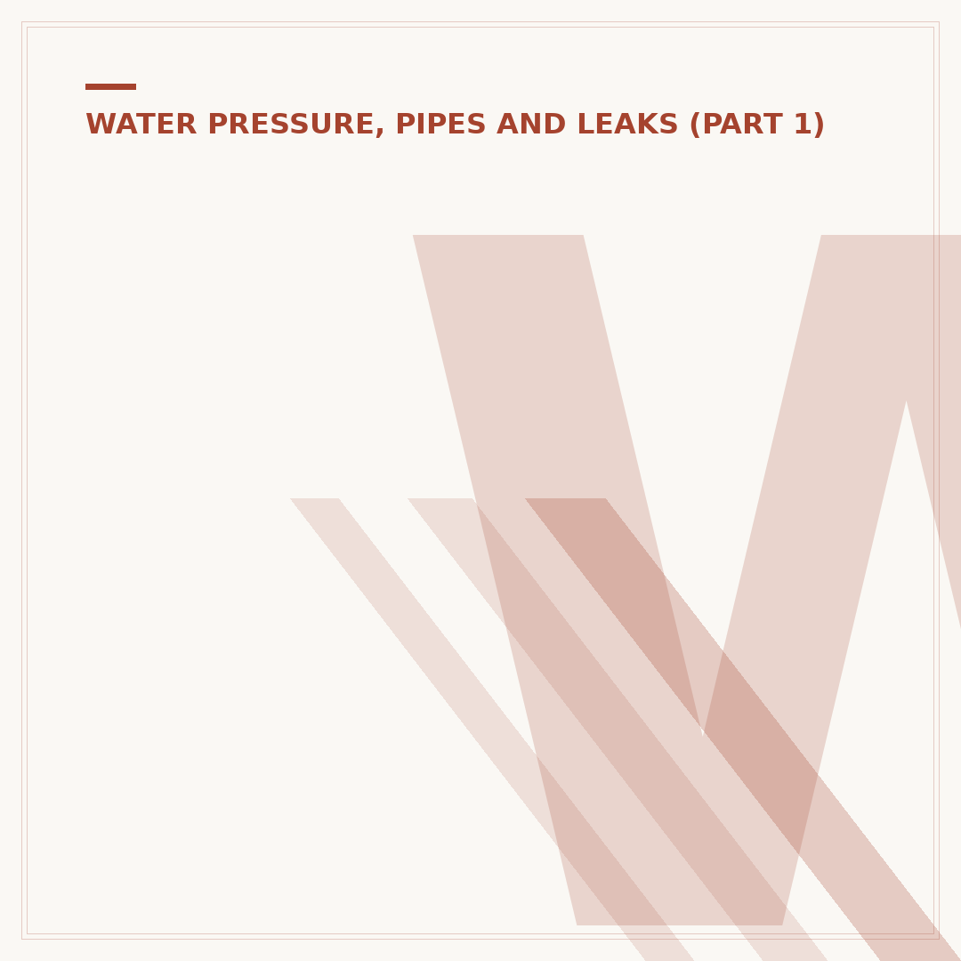 Water Pressure Test