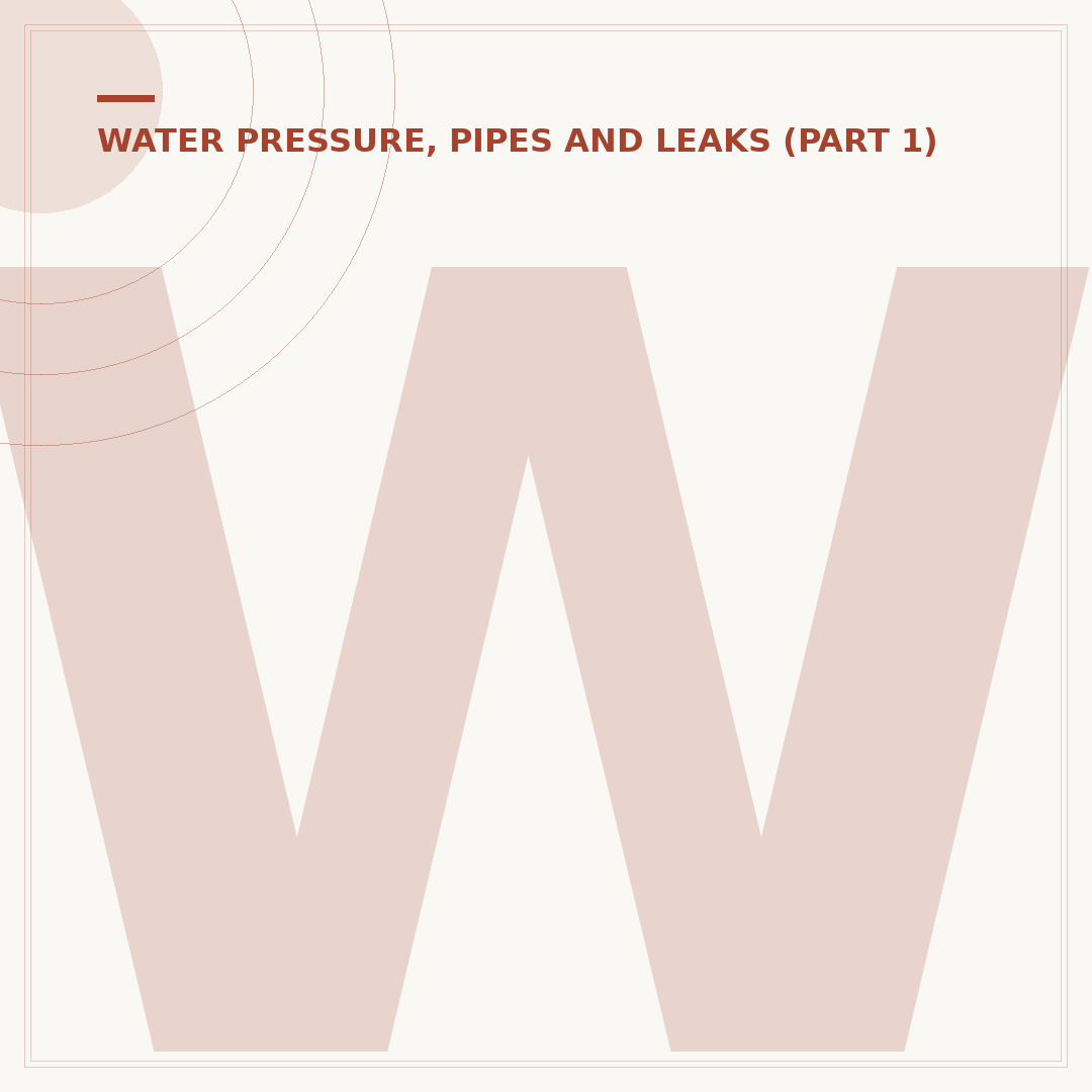 Why Has My Water Pressure Dropped?