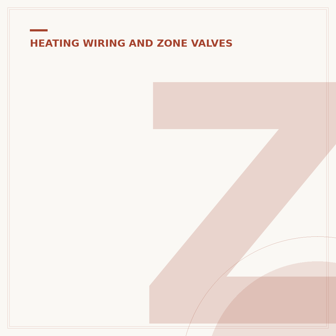 Zone Valve Wiring