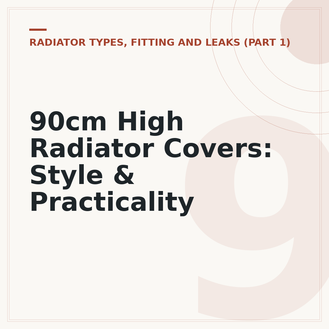90cm High Radiator Covers: Style & Practicality