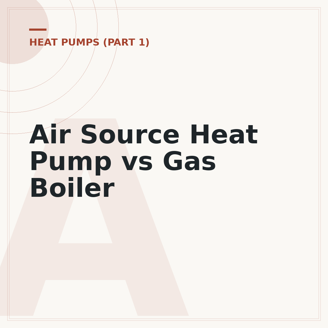 Air Source Heat Pump vs Gas Boiler