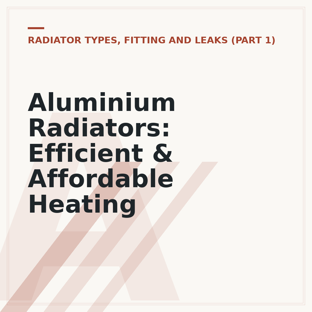 Aluminium Radiators: Efficient & Affordable Heating