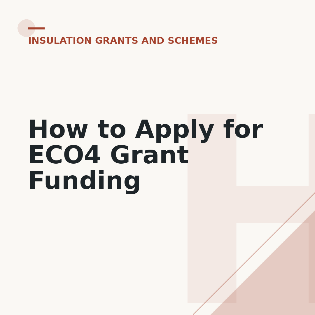 How to Apply for ECO4 Grant Funding