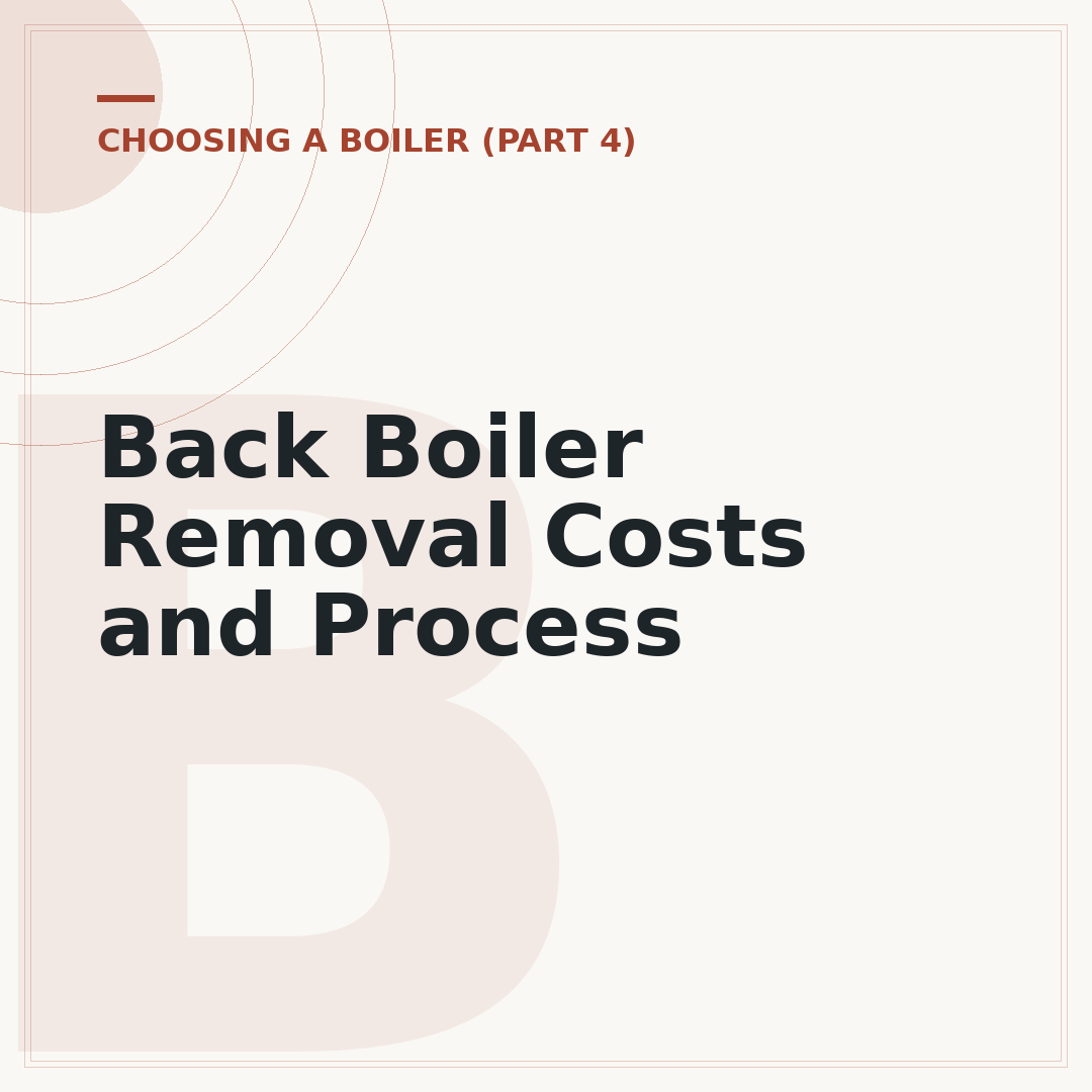 Back Boiler Removal Costs and Process