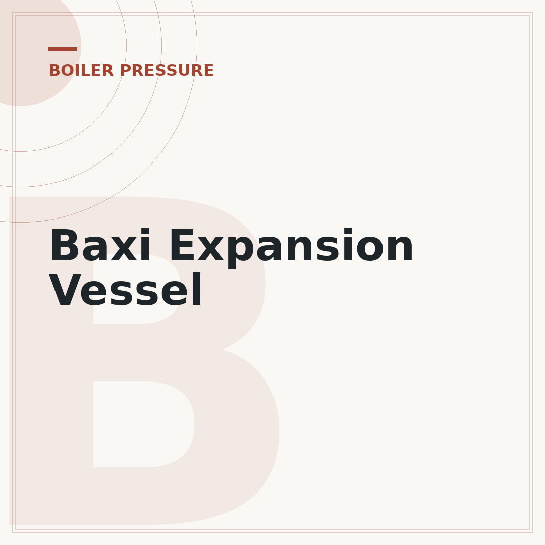 Baxi Expansion Vessel
