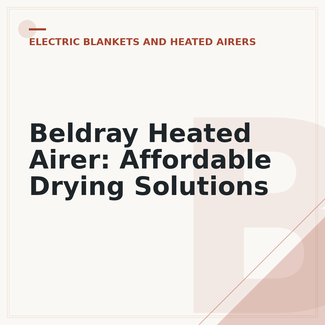 Beldray Heated Airer: Affordable Drying Solutions