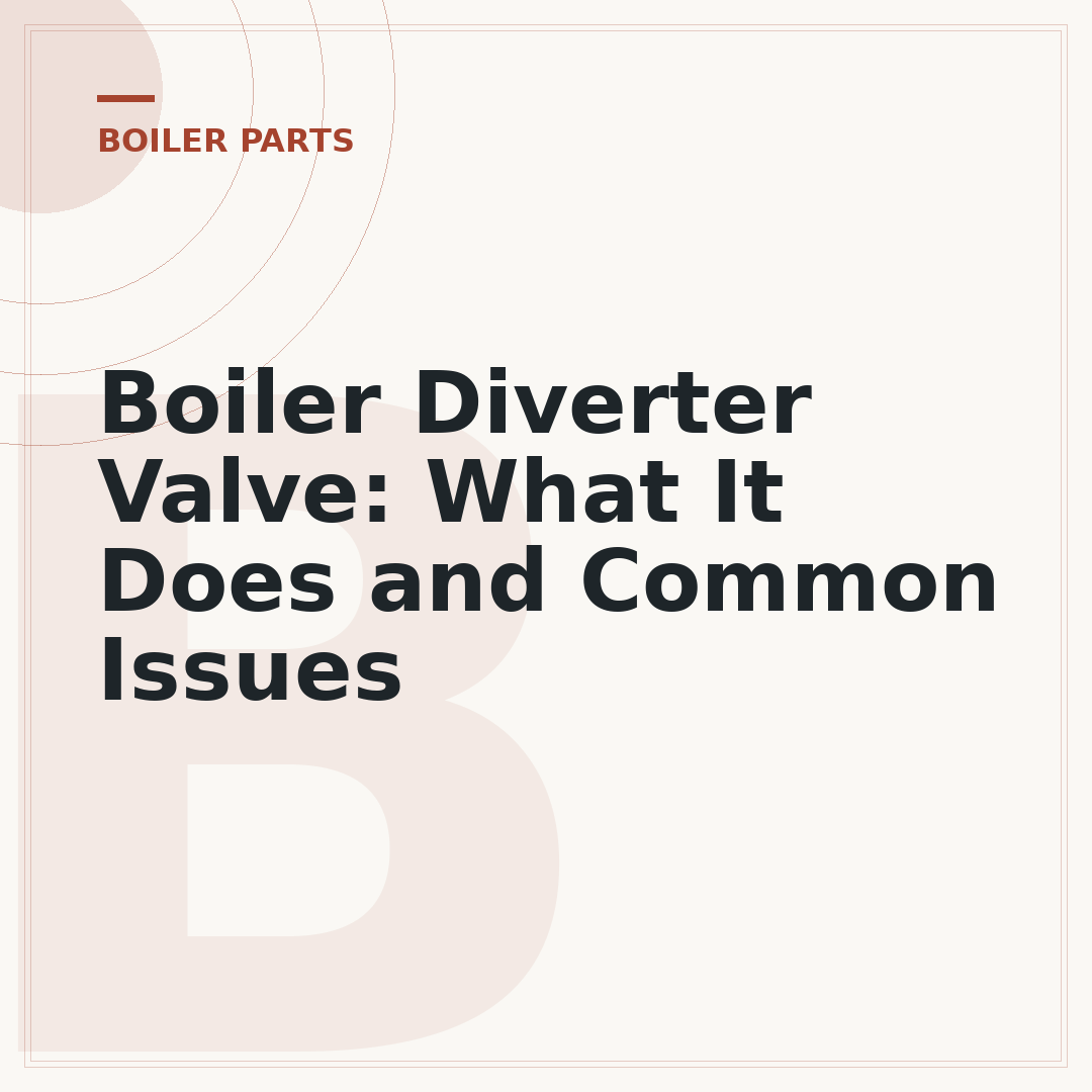 Boiler Diverter Valve: What It Does and Common Issues