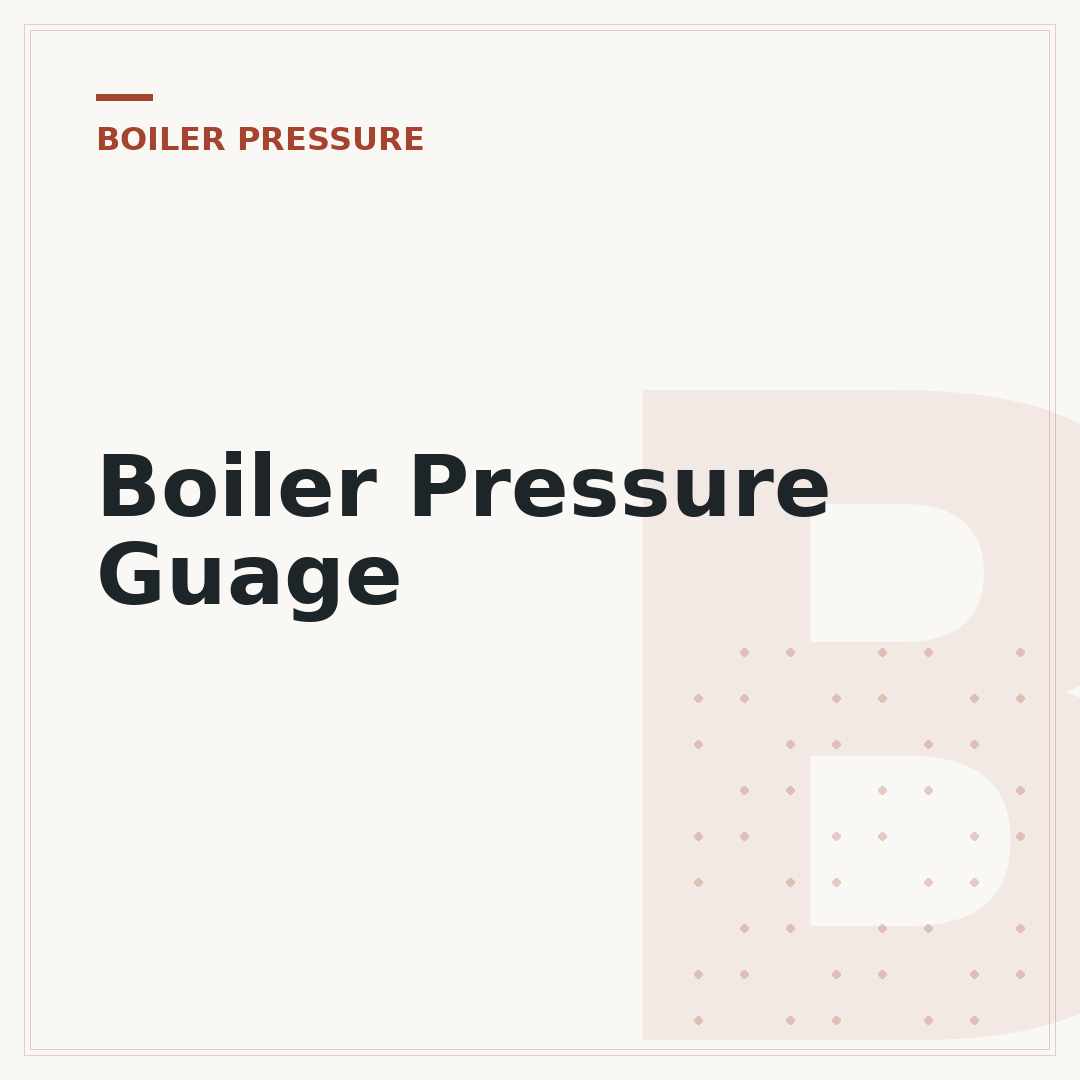 Boiler Pressure Guage