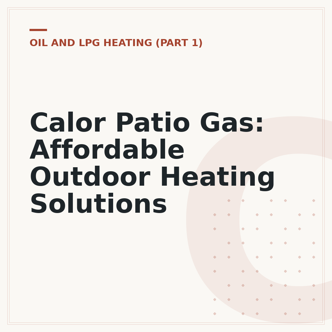 Calor Patio Gas: Affordable Outdoor Heating Solutions