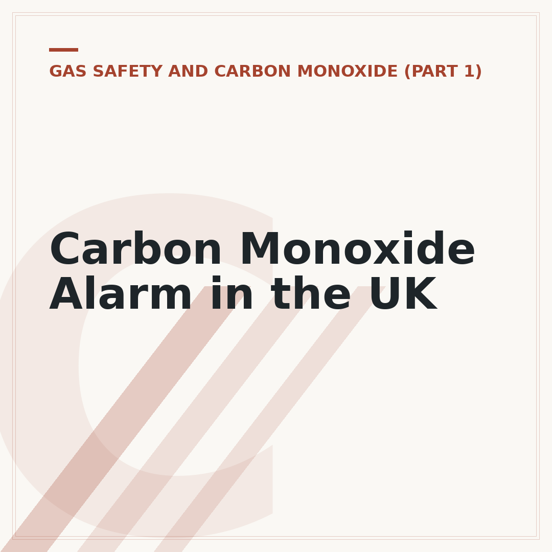 Carbon Monoxide Alarm in the UK