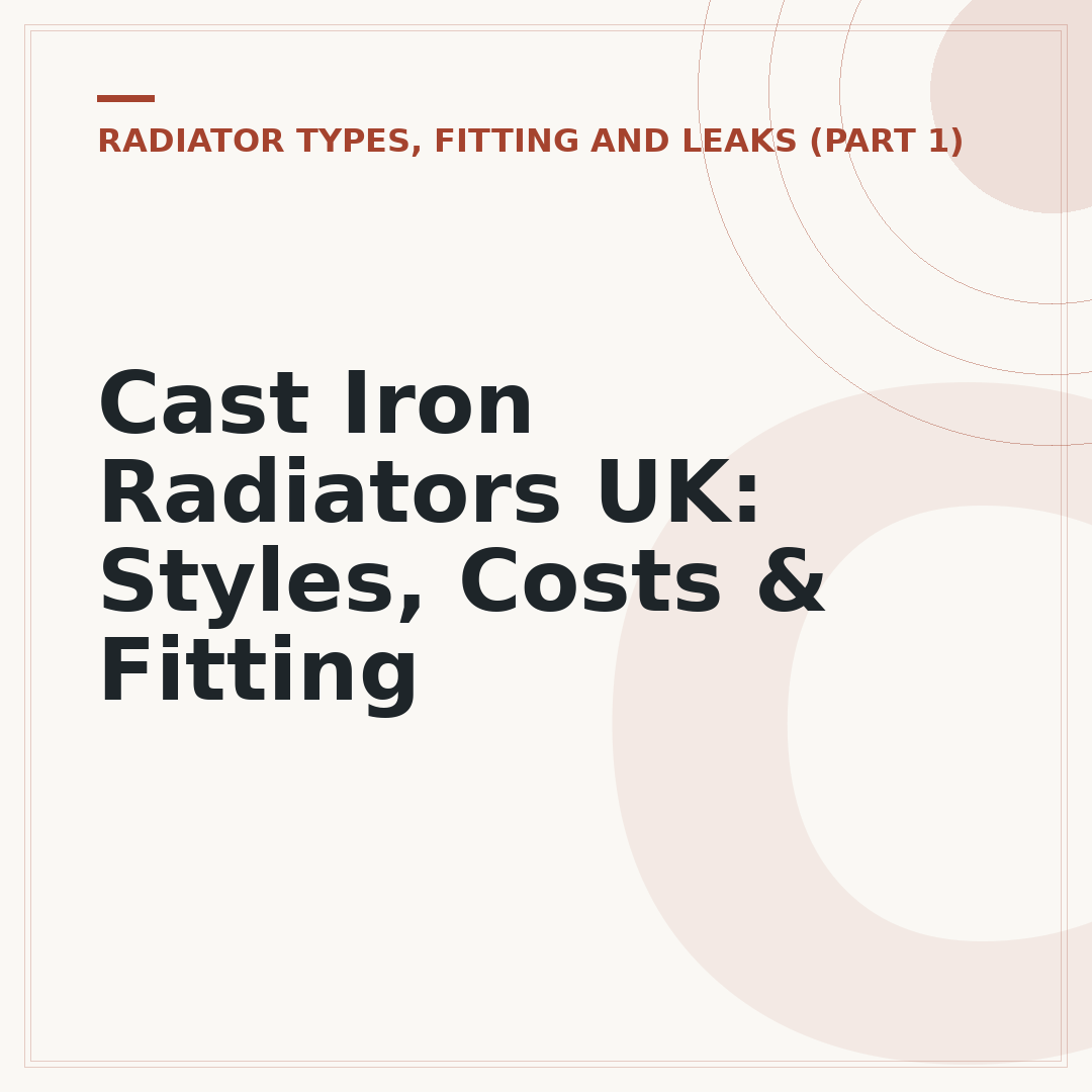 Cast Iron Radiators UK: Styles, Costs & Fitting