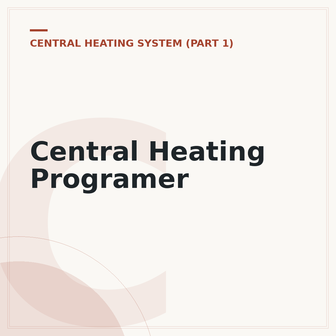 Central Heating Programer
