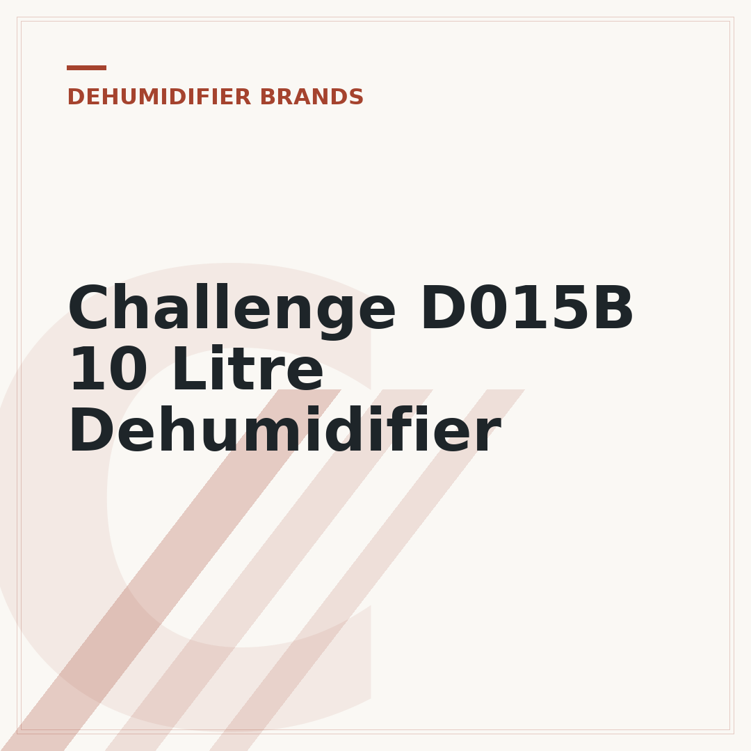 Challenge D015B 10 Litre Dehumidifier