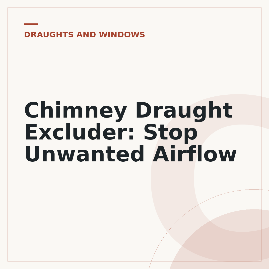 Chimney Draught Excluder: Stop Unwanted Airflow