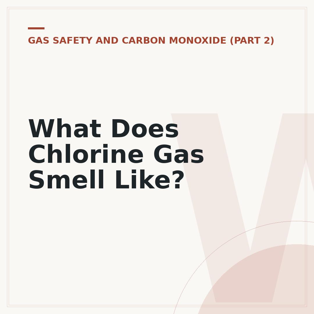 What Does Chlorine Gas Smell Like?